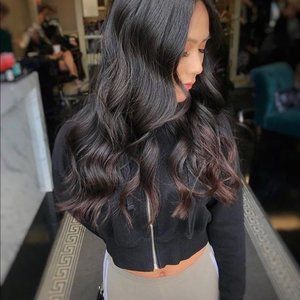 High Quality Human Hair Extensions 1B Body Wave  20" inches